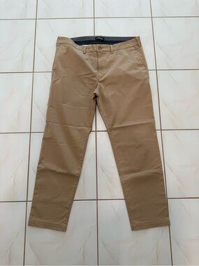 EXPRESS Slim Comfort Waist Hyper Stretch Chino - Khaki